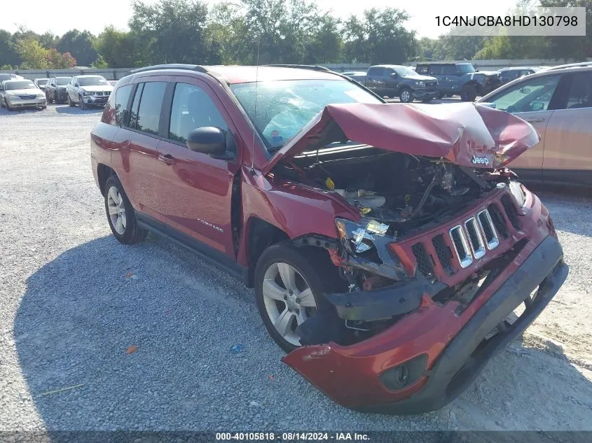 1C4NJCBA8HD130798 2017 Jeep Compass Sport Fwd