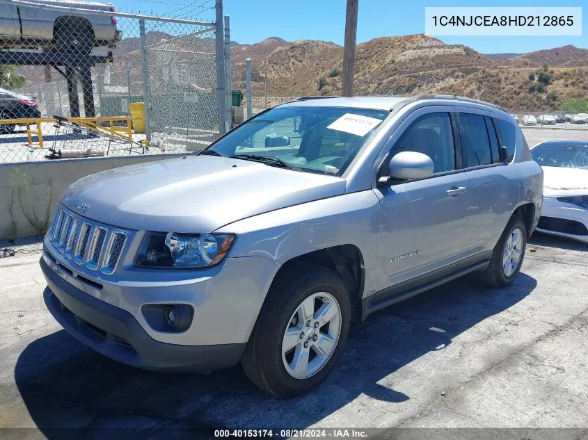 2017 Jeep Compass Latitude Fwd VIN: 1C4NJCEA8HD212865 Lot: 40153174