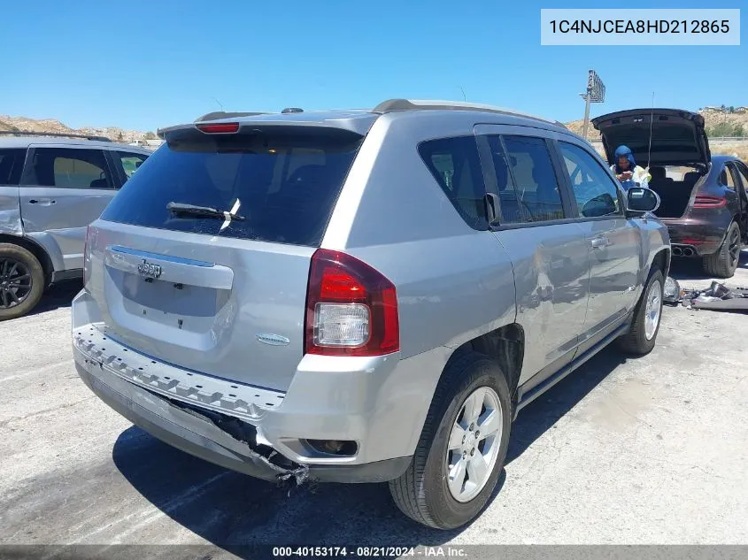 1C4NJCEA8HD212865 2017 Jeep Compass Latitude Fwd