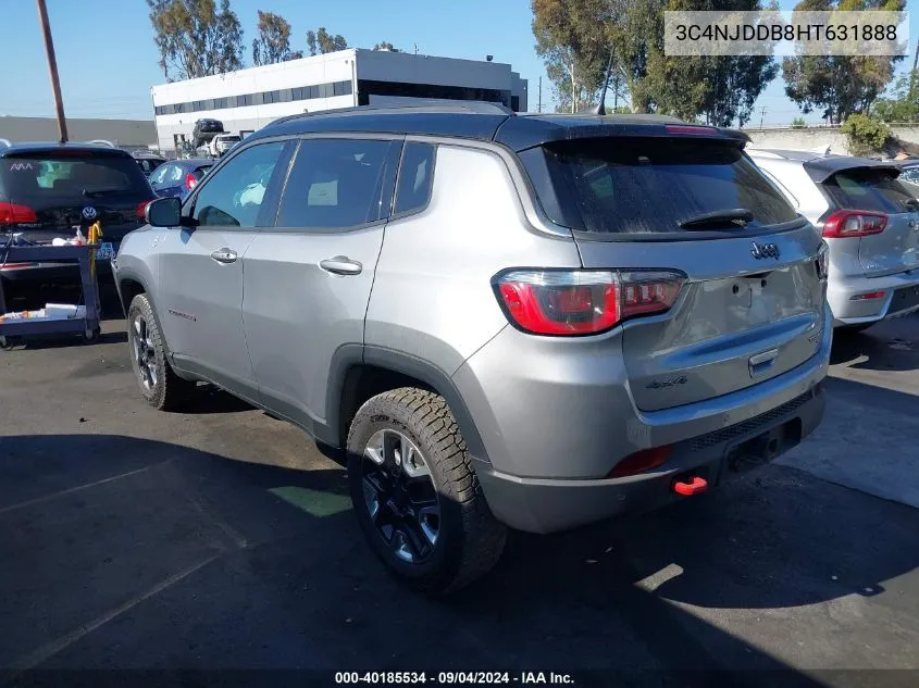 3C4NJDDB8HT631888 2017 Jeep New Compass Trailhawk 4X4