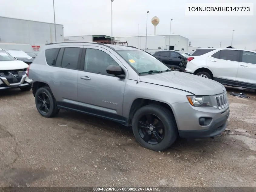 2017 Jeep Compass Sport Fwd VIN: 1C4NJCBA0HD147773 Lot: 40206185