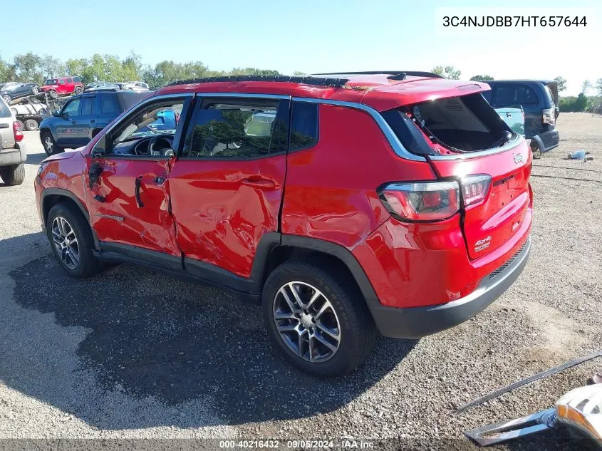 3C4NJDBB7HT657644 2017 Jeep New Compass Latitude 4X4