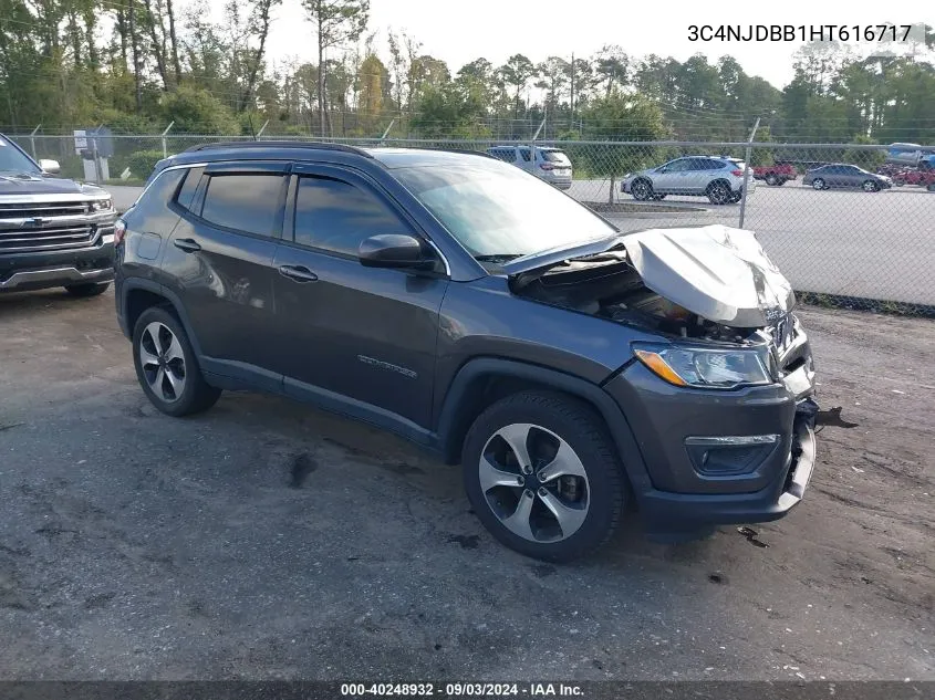 2017 Jeep New Compass Latitude 4X4 VIN: 3C4NJDBB1HT616717 Lot: 40248932