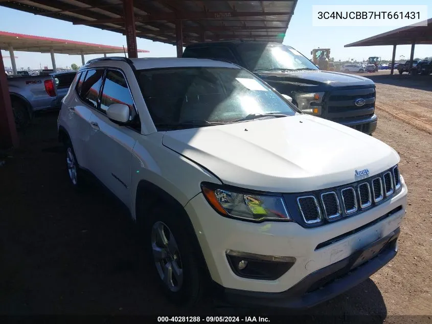 3C4NJCBB7HT661431 2017 Jeep Compass Latitude