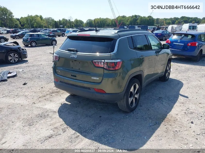 3C4NJDBB4HT666642 2017 Jeep New Compass Latitude 4X4