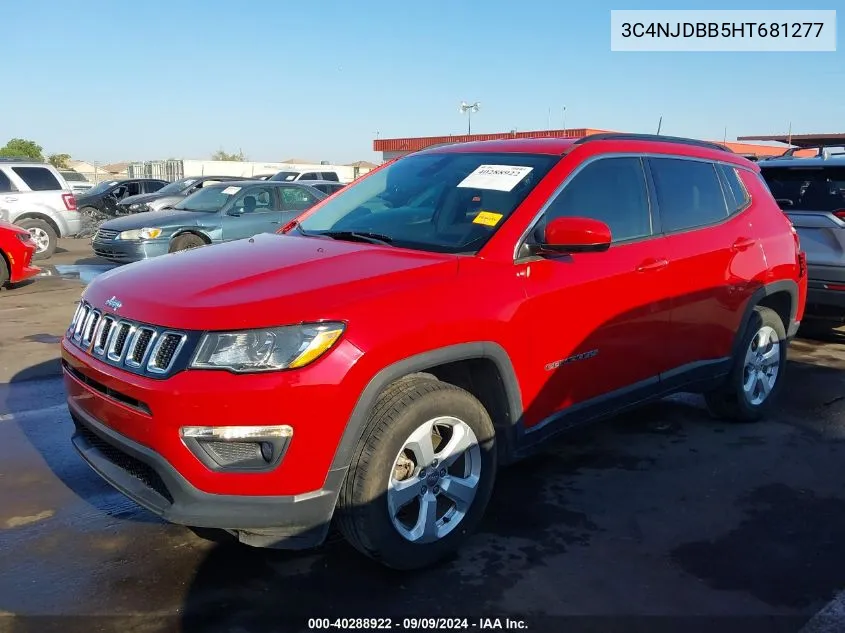 3C4NJDBB5HT681277 2017 Jeep New Compass Latitude 4X4