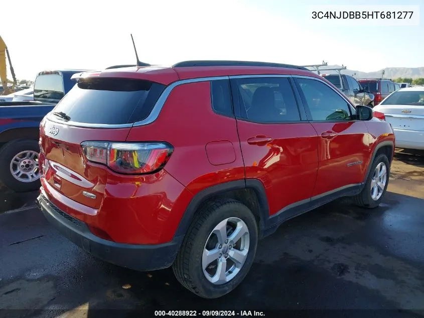 3C4NJDBB5HT681277 2017 Jeep New Compass Latitude 4X4