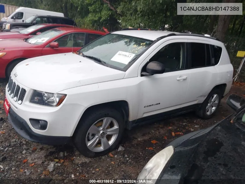 1C4NJCBA8HD147388 2017 Jeep Compass Sport Fwd