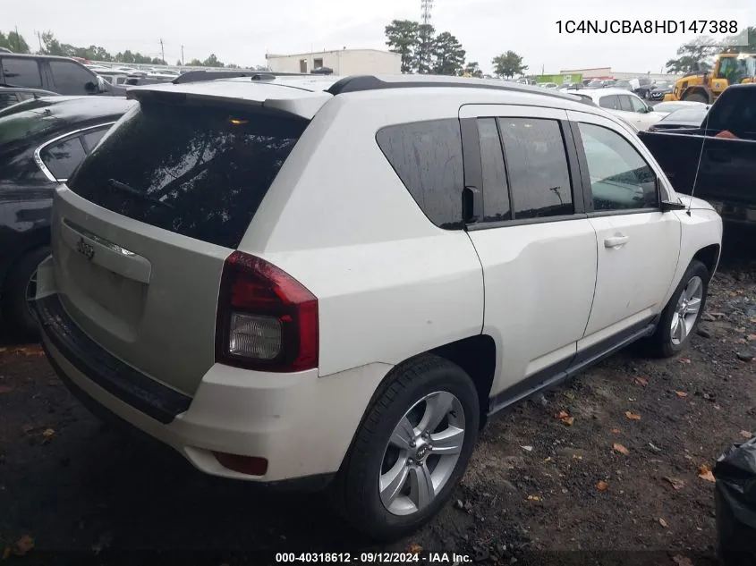 1C4NJCBA8HD147388 2017 Jeep Compass Sport Fwd