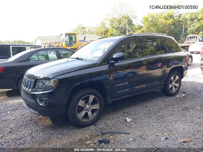 1C4NJDEB6HD100550 2017 Jeep Compass Latitude