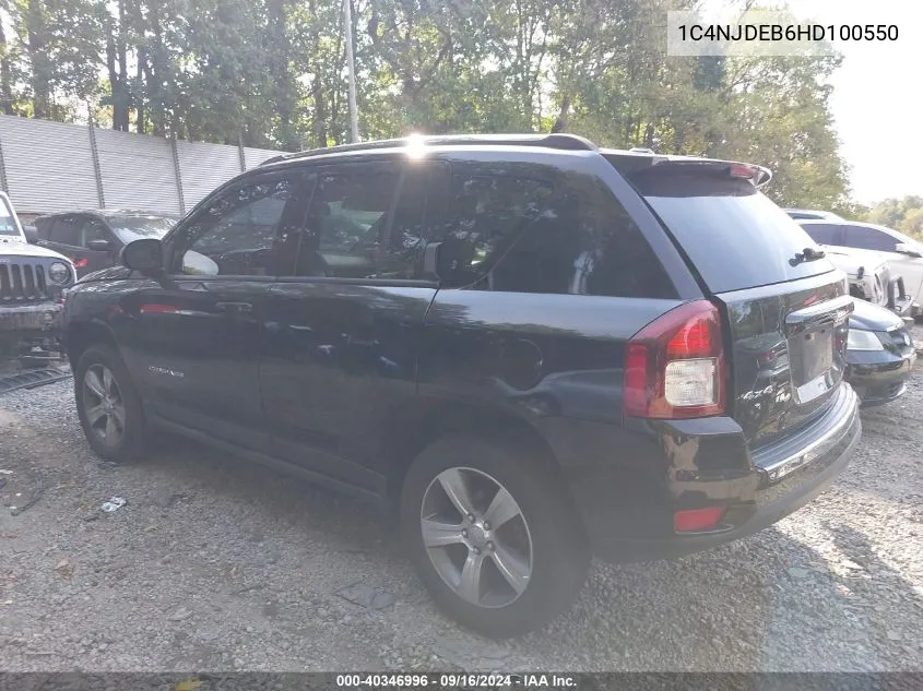 1C4NJDEB6HD100550 2017 Jeep Compass Latitude