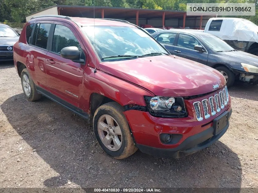 1C4NJCEB9HD198662 2017 Jeep Compass Latitude Fwd