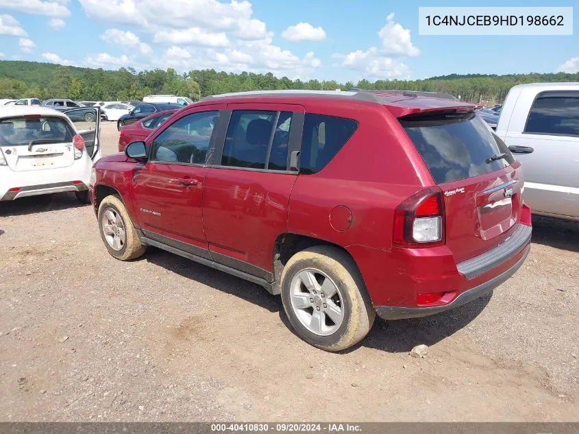 1C4NJCEB9HD198662 2017 Jeep Compass Latitude Fwd