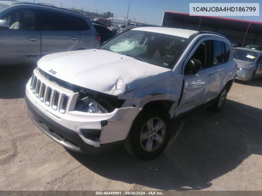 2017 Jeep Compass Sport VIN: 1C4NJCBA4HD186799 Lot: 40449991