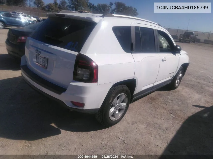 2017 Jeep Compass Sport VIN: 1C4NJCBA4HD186799 Lot: 40449991