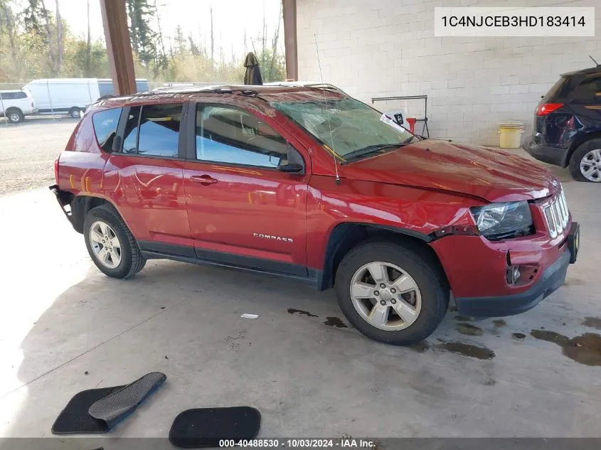 1C4NJCEB3HD183414 2017 Jeep Compass Latitude Fwd