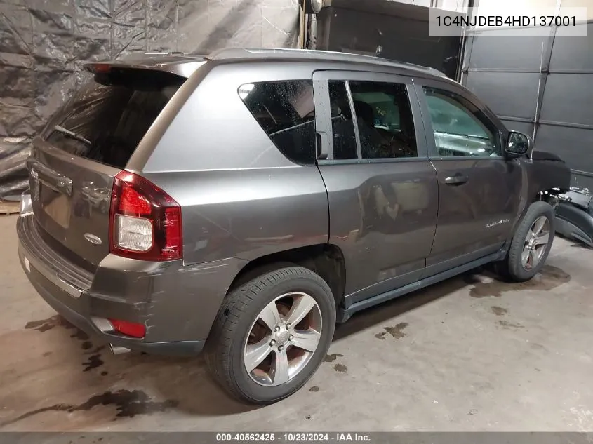 1C4NJDEB4HD137001 2017 Jeep Compass High Altitude 4X4