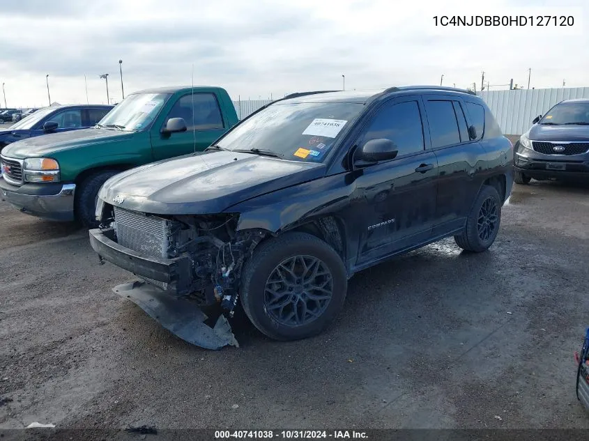 2017 Jeep Compass Sport 4X4 VIN: 1C4NJDBB0HD127120 Lot: 40741038