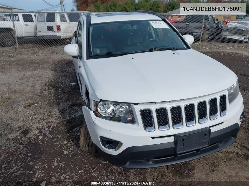 1C4NJDEB6HD176091 2017 Jeep Compass High Altitude 4X4