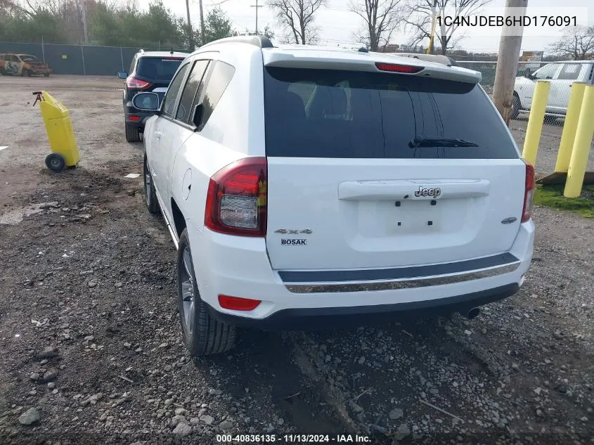 1C4NJDEB6HD176091 2017 Jeep Compass High Altitude 4X4