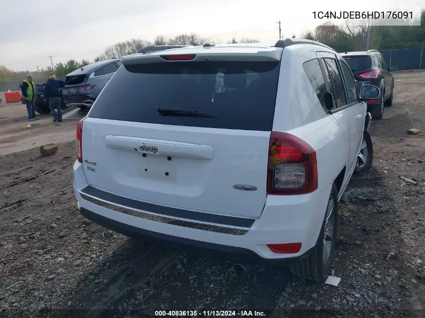 1C4NJDEB6HD176091 2017 Jeep Compass High Altitude 4X4