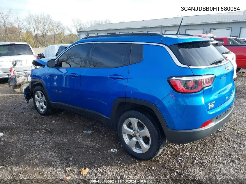 3C4NJDBB0HT680084 2017 Jeep New Compass Latitude 4X4