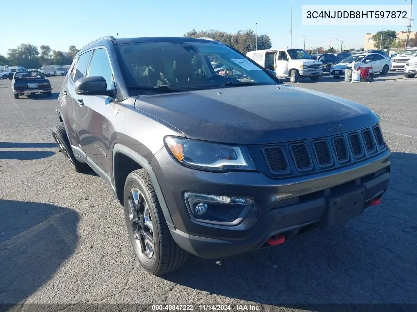 3C4NJDDB8HT597872 2017 Jeep New Compass Trailhawk 4X4