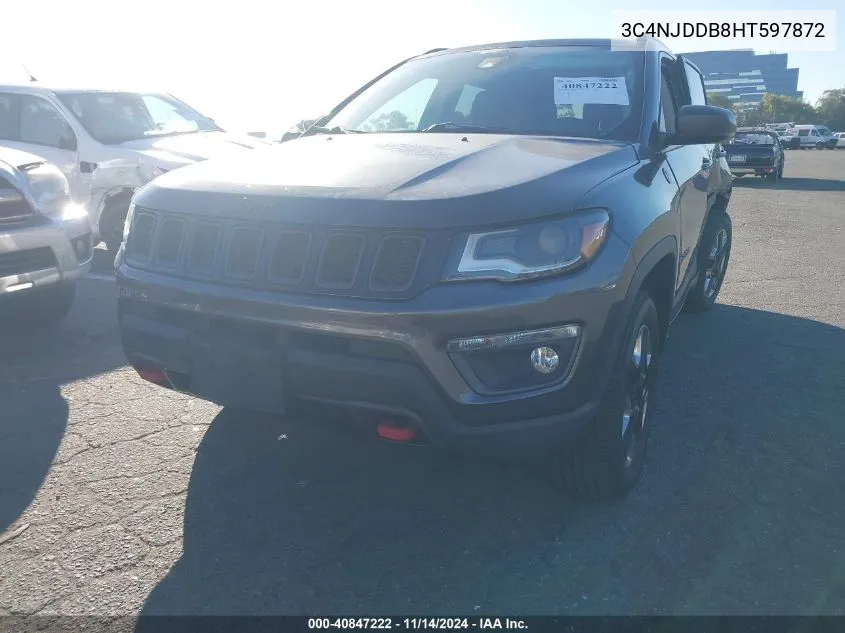 3C4NJDDB8HT597872 2017 Jeep New Compass Trailhawk 4X4