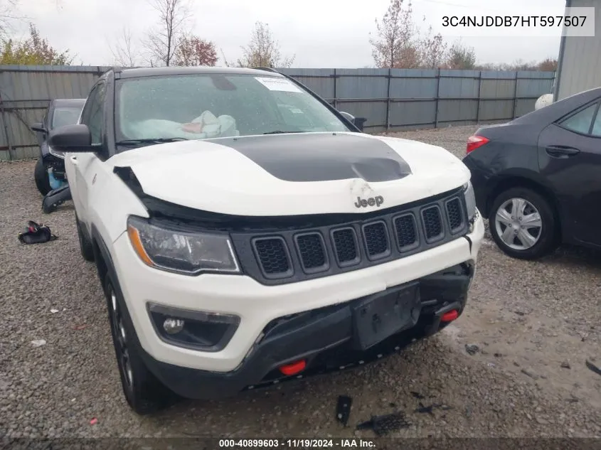 2017 Jeep New Compass Trailhawk 4X4 VIN: 3C4NJDDB7HT597507 Lot: 40899603