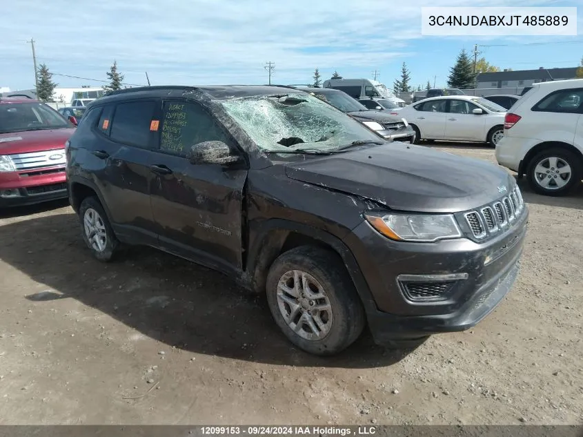 3C4NJDABXJT485889 2018 Jeep Compass Sport