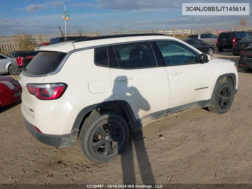 2018 Jeep Compass Latitude VIN: 3C4NJDBB5JT145614 Lot: 12125997