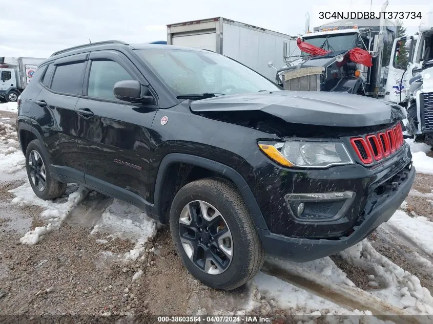 2018 Jeep Compass Trailhawk VIN: 3C4NJDDB8JT373734 Lot: 38603564