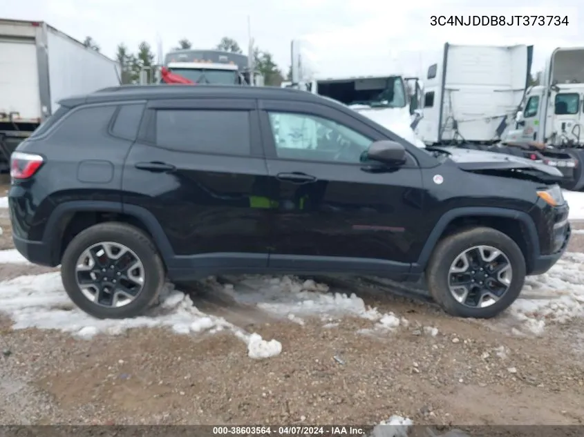 2018 Jeep Compass Trailhawk VIN: 3C4NJDDB8JT373734 Lot: 38603564