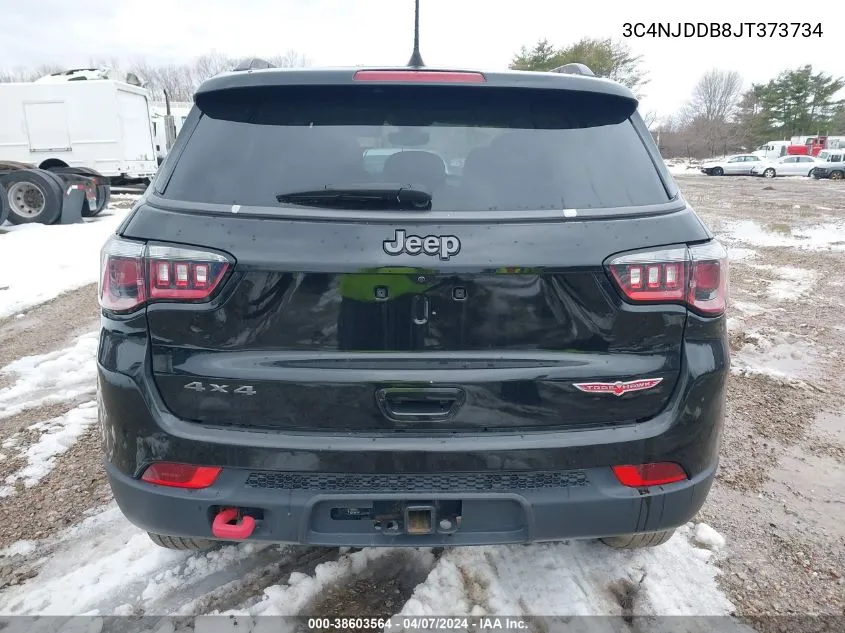 2018 Jeep Compass Trailhawk VIN: 3C4NJDDB8JT373734 Lot: 38603564