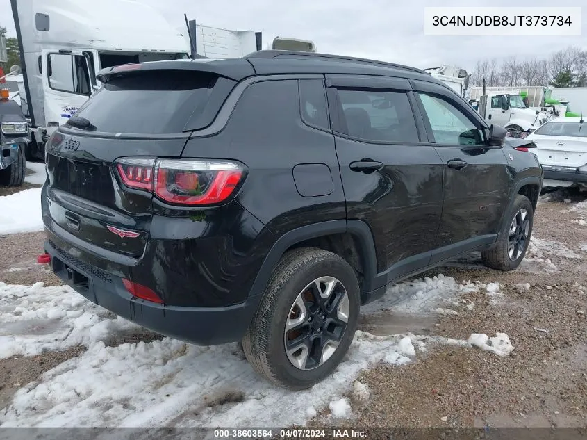 2018 Jeep Compass Trailhawk VIN: 3C4NJDDB8JT373734 Lot: 38603564