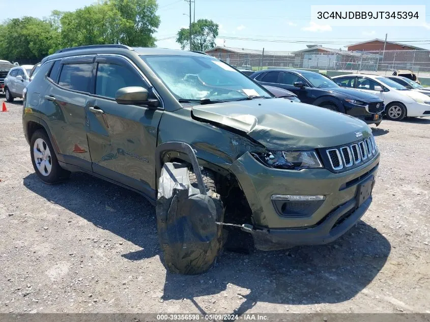 3C4NJDBB9JT345394 2018 Jeep Compass Latitude 4X4