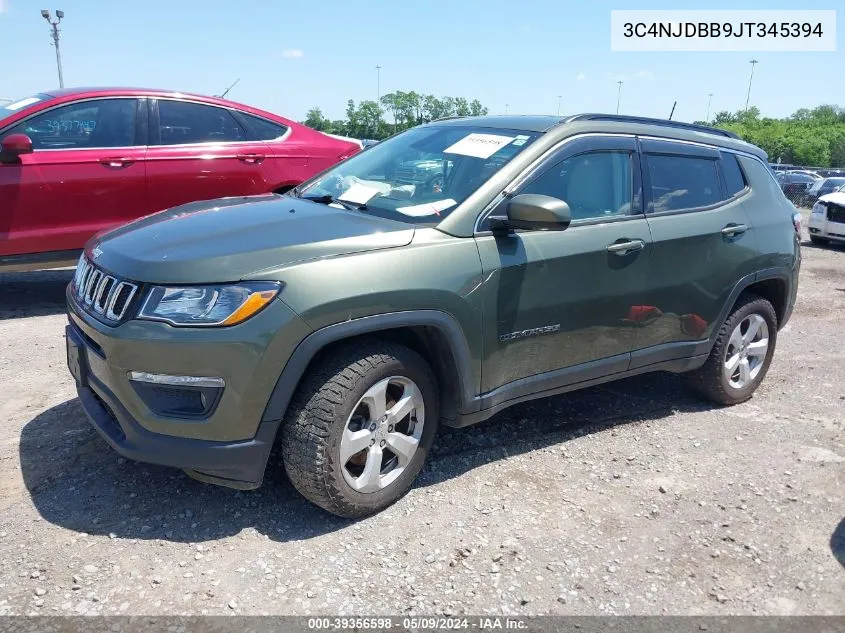 3C4NJDBB9JT345394 2018 Jeep Compass Latitude 4X4