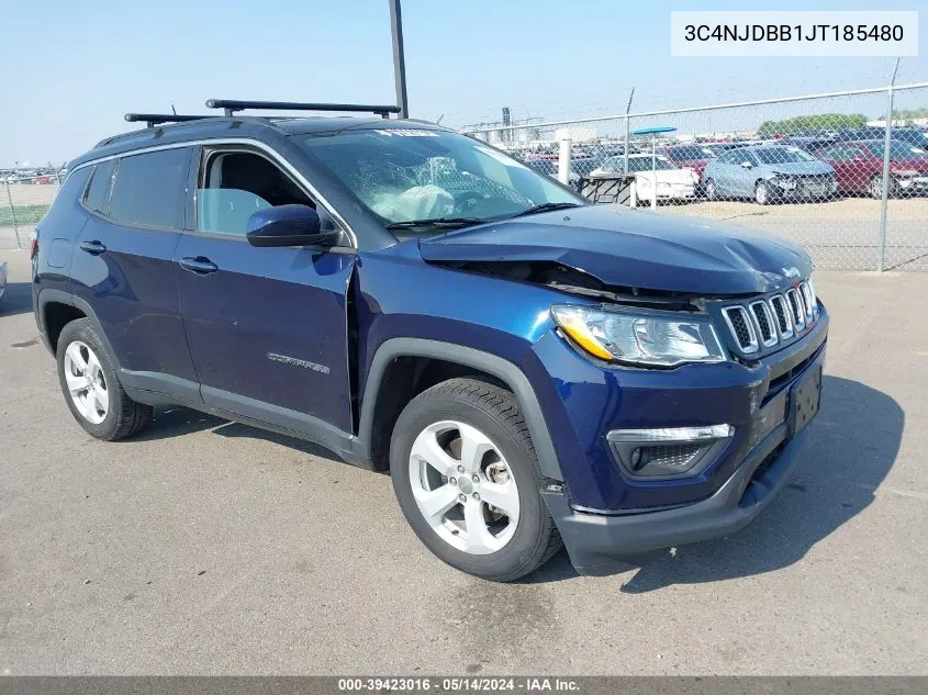 2018 Jeep Compass Latitude 4X4 VIN: 3C4NJDBB1JT185480 Lot: 39423016