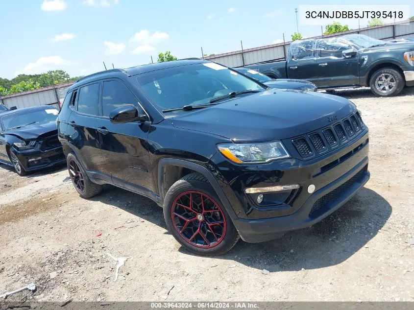 2018 Jeep Compass Altitude 4X4 VIN: 3C4NJDBB5JT395418 Lot: 39643024