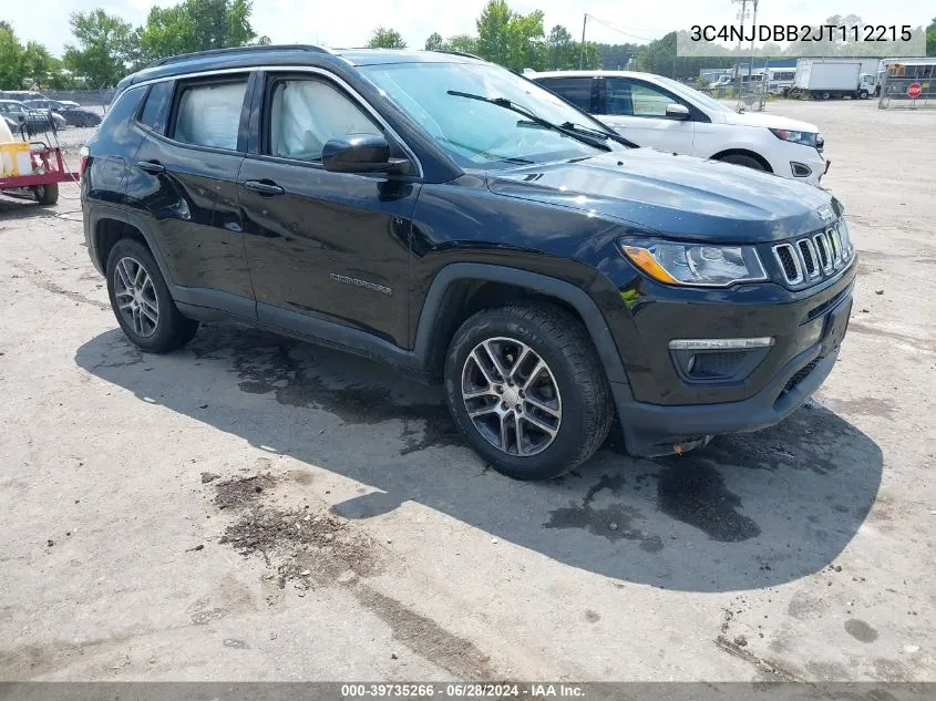 2018 Jeep Compass Latitude 4X4 VIN: 3C4NJDBB2JT112215 Lot: 39735266