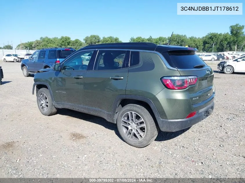 3C4NJDBB1JT178612 2018 Jeep Compass Latitude 4X4