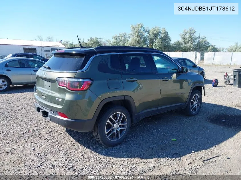 3C4NJDBB1JT178612 2018 Jeep Compass Latitude 4X4