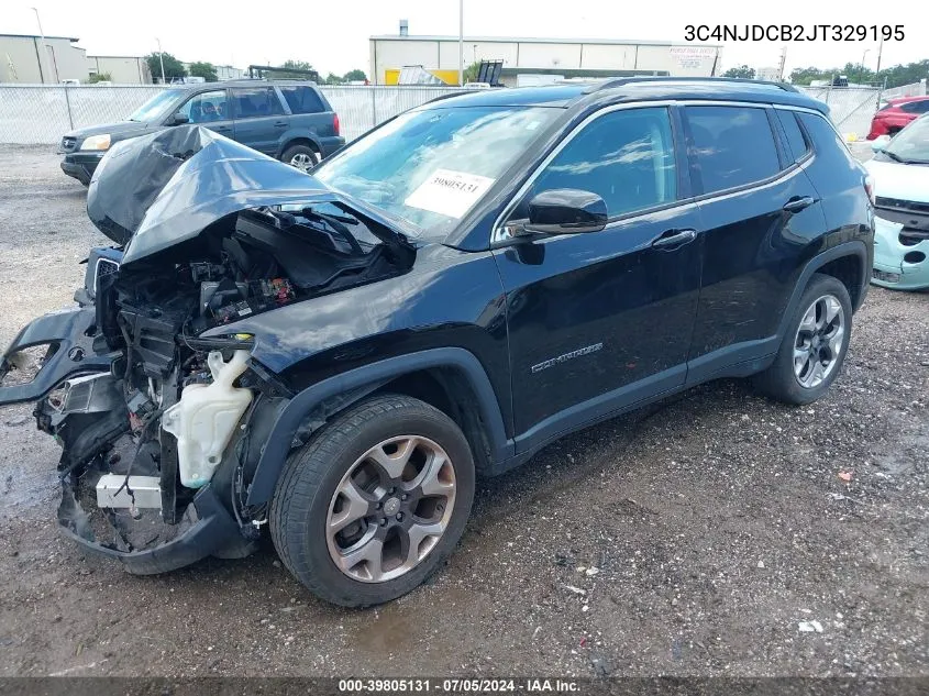 3C4NJDCB2JT329195 2018 Jeep Compass Limited 4X4