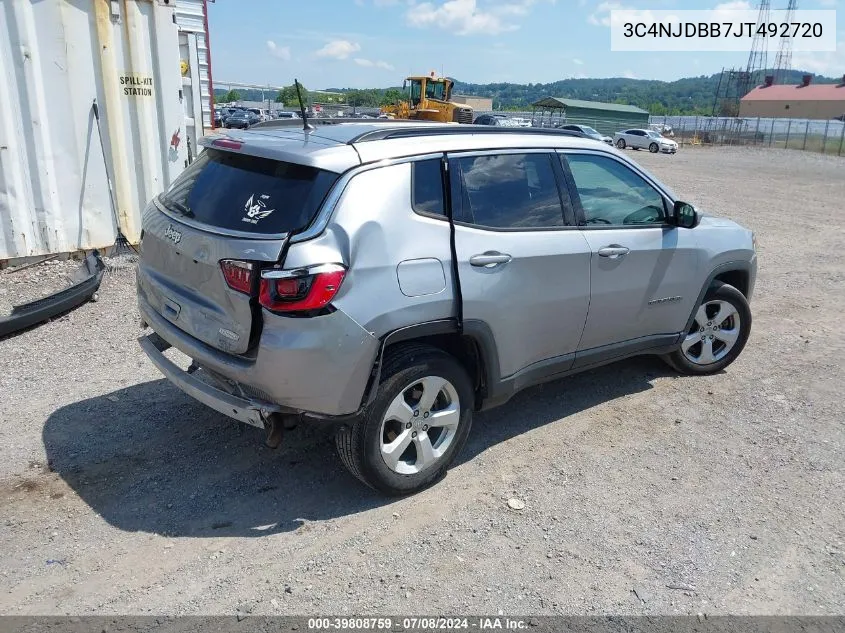 3C4NJDBB7JT492720 2018 Jeep Compass Latitude 4X4