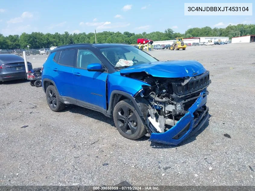 2018 Jeep Compass Altitude 4X4 VIN: 3C4NJDBBXJT453104 Lot: 39858959