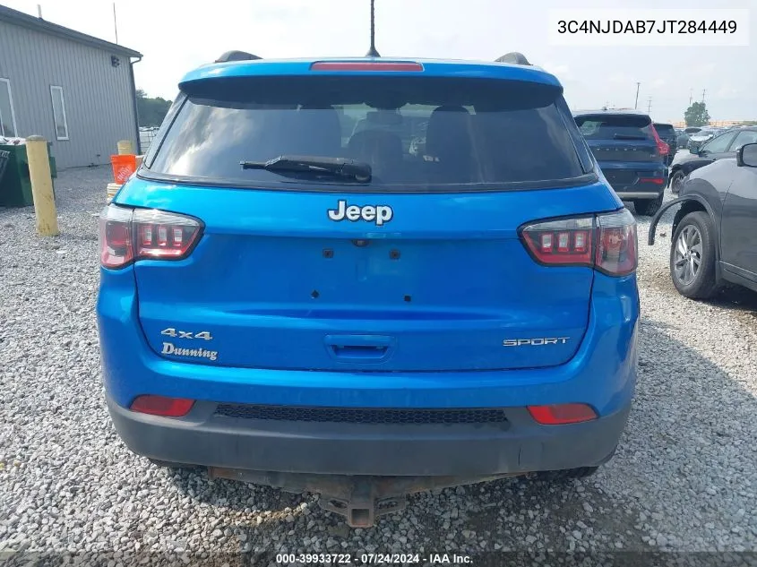 3C4NJDAB7JT284449 2018 Jeep Compass Sport