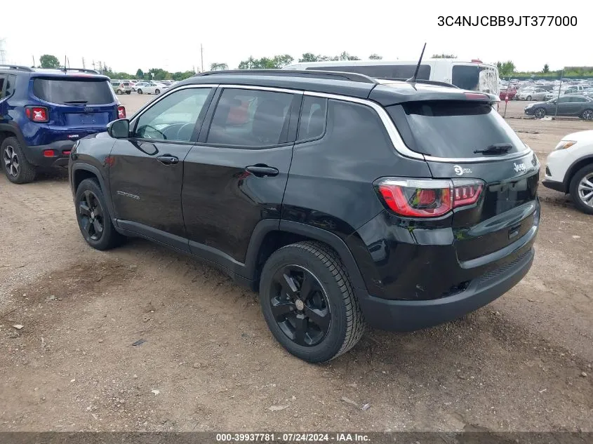 2018 Jeep Compass Latitude Fwd VIN: 3C4NJCBB9JT377000 Lot: 39937781