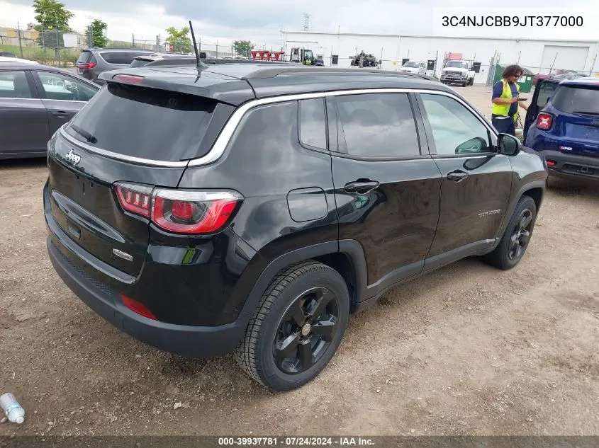 2018 Jeep Compass Latitude Fwd VIN: 3C4NJCBB9JT377000 Lot: 39937781