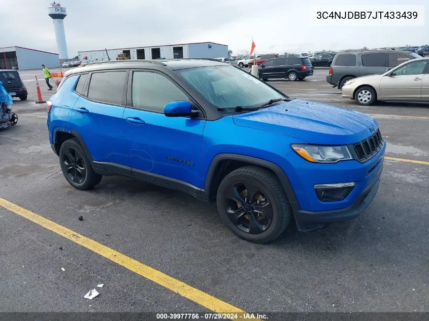 2018 Jeep Compass Latitude VIN: 3C4NJDBB7JT433439 Lot: 39977756