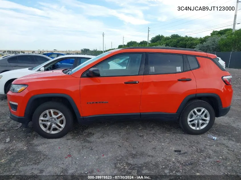 3C4NJCAB9JT123000 2018 Jeep Compass Sport Fwd